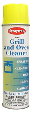 Sprayway Oven Cleaner Aerosol Spray